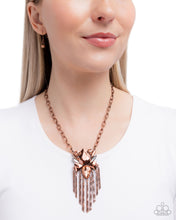 Load image into Gallery viewer, Tassel Tapestry Copper Necklace