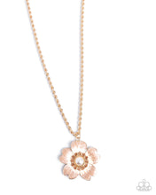 Load image into Gallery viewer, Perennial Pendant Brown Necklace