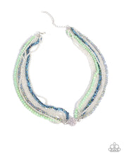 Load image into Gallery viewer, Rushing Radiance Green Necklace