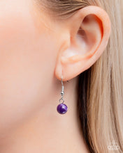 Load image into Gallery viewer, Floral Form Purple Necklace