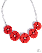 Load image into Gallery viewer, Passionate Poppy Red Necklace