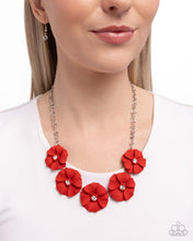 Load image into Gallery viewer, Passionate Poppy Red Necklace