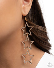Load image into Gallery viewer, Star-Crossed Success Gold Earrings