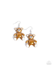 Load image into Gallery viewer, Teddy Trinket Brown Earrings