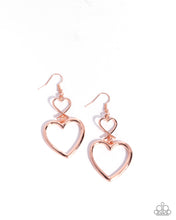 Load image into Gallery viewer, Sweetheart Symmetry Copper Earrings