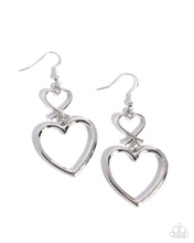 Load image into Gallery viewer, Sweetheart Symmetry Silver Earrings