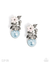 Load image into Gallery viewer, Elegant Evolution Blue Clip On Earrings