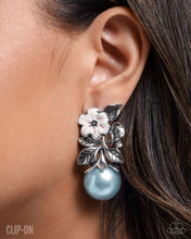 Load image into Gallery viewer, Elegant Evolution Blue Clip On Earrings