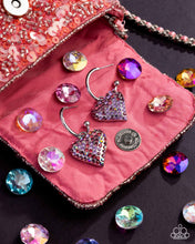 Load image into Gallery viewer, Heartfelt Hypnosis Purple Earrings