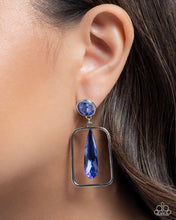 Load image into Gallery viewer, Future Framing Blue Earrings