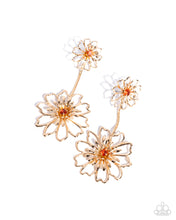 Load image into Gallery viewer, Wiry Whimsy Orange Earrings