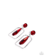 Load image into Gallery viewer, Future Framing Red Earrings