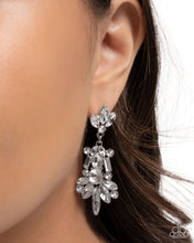Load image into Gallery viewer, Complicated Class White Earrings