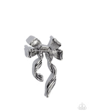 Load image into Gallery viewer, Bow Bonanza Silver Brooch