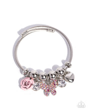 Load image into Gallery viewer, Windblown Whimsy Pink Coil Bracelet