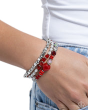 Load image into Gallery viewer, Doting Delight Red Bracelet