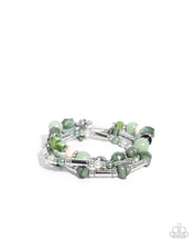 Load image into Gallery viewer, Flashy Fiction Green Bracelet