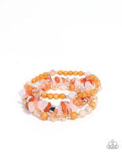 Load image into Gallery viewer, Santa Fe Stacks Orange Bracelet
