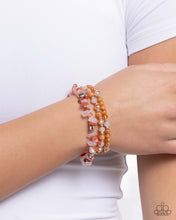 Load image into Gallery viewer, Santa Fe Stacks Orange Bracelet