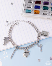 Load image into Gallery viewer, School is in Session Silver Bracelet