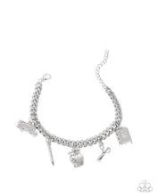 Load image into Gallery viewer, School is in Session Silver Bracelet