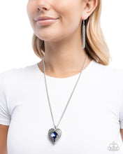 Load image into Gallery viewer, Heartfelt Honor Blue Necklace