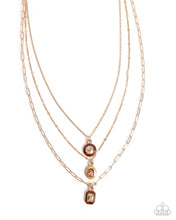 Load image into Gallery viewer, Driven Dazzle Brown Necklace