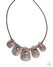 Load image into Gallery viewer, Oval Ovation Brass Necklace