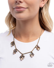Load image into Gallery viewer, Clustered Campaign Brass Necklace