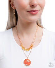 Load image into Gallery viewer, Bee Bravado Orange Necklace