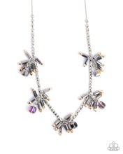 Load image into Gallery viewer, Clustered Campaign Silver Necklace
