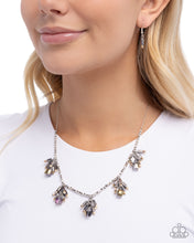 Load image into Gallery viewer, Clustered Campaign Silver Necklace