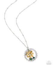 Load image into Gallery viewer, Framing Florals Yellow Necklace