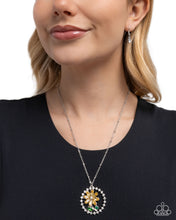 Load image into Gallery viewer, Framing Florals Yellow Necklace