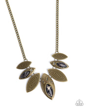 Load image into Gallery viewer, Textured Tutelage Brass Necklace