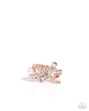 Load image into Gallery viewer, Bow Beacon Rose Gold Skinny Band Rings
