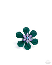 Load image into Gallery viewer, Blooming Boundary Green Ring