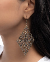 Load image into Gallery viewer, First-Place Filigree Brass Earrings