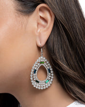 Load image into Gallery viewer, Teardrop Trust Green Earrings