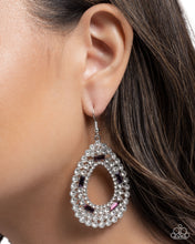 Load image into Gallery viewer, Teardrop Trust Purple Earrings