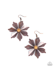 Load image into Gallery viewer, Floral Fascination Copper Earrings