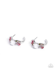 Load image into Gallery viewer, Borderline Bloom Pink Earrings