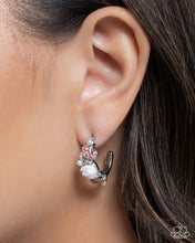 Load image into Gallery viewer, Borderline Bloom Pink Earrings