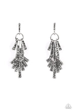 Load image into Gallery viewer, Fan of Glam Silver Earrings