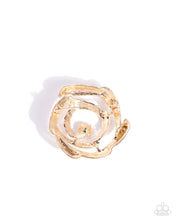 Load image into Gallery viewer, Singing Spirals Gold Brooch