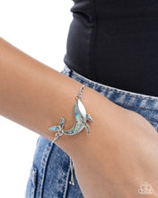 Load image into Gallery viewer, Whimsical Whale Blue Bracelet