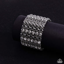 Load image into Gallery viewer, Reflective Rows Silver Bracelet