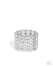 Load image into Gallery viewer, Reflective Rows White Bracelet