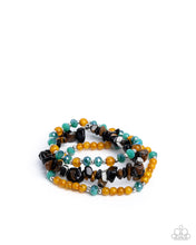 Load image into Gallery viewer, Santa Fe Stacks Black Bracelet