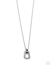 Load image into Gallery viewer, Sensational Stirrup Black Necklace
